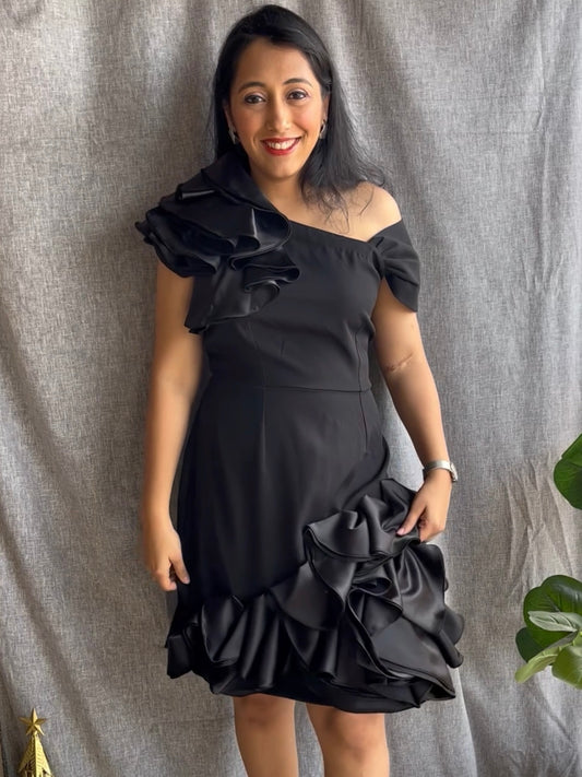 Shadow Swirl Dress