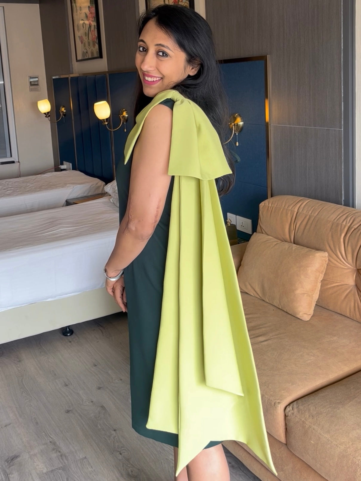 Moss Twist Dress