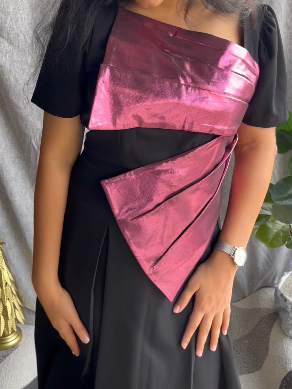Midnight Rosé Dress