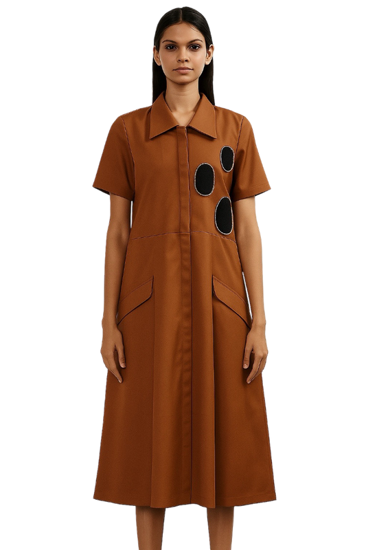 Cinnamon Orbit Dress