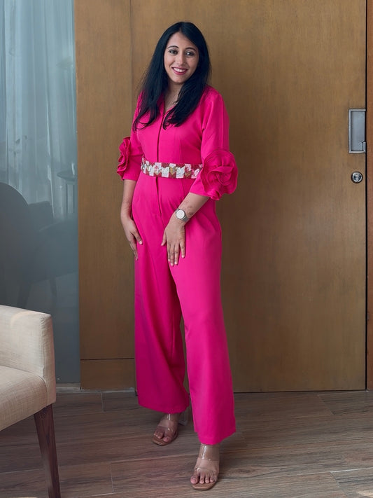 Pink Poise Jumpsuit