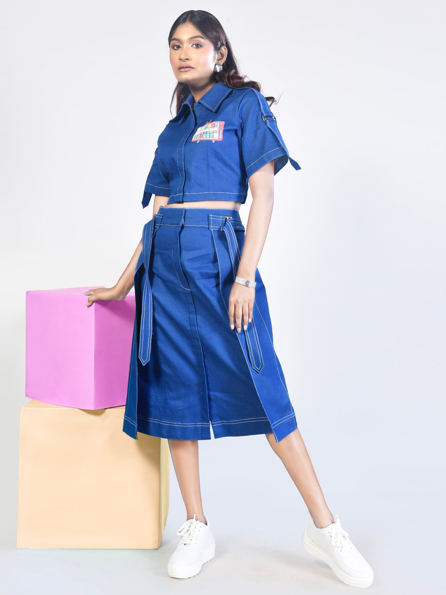 Denim Drip Set