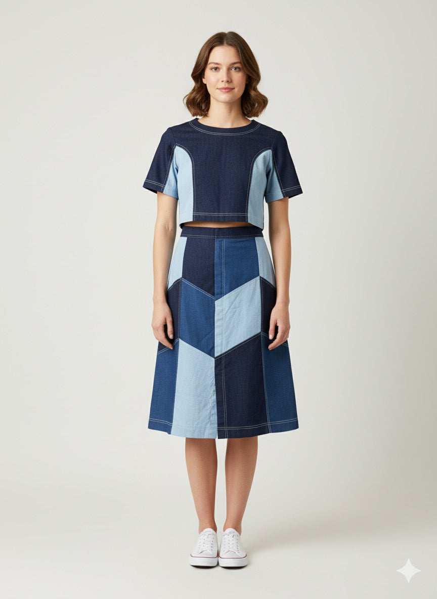 Chevron Mosaic Co-ord Set