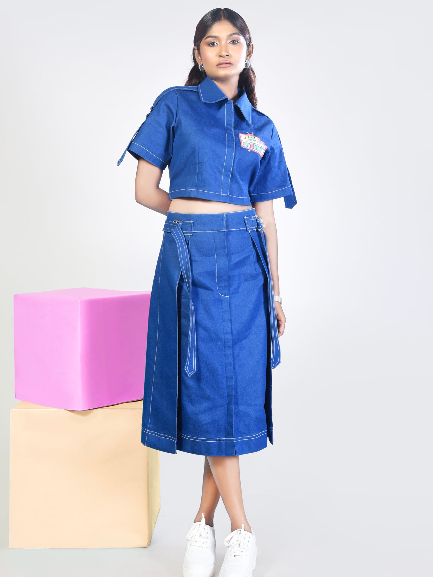 Denim Drip Set