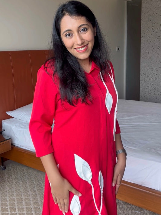 Petal Rouge Dress