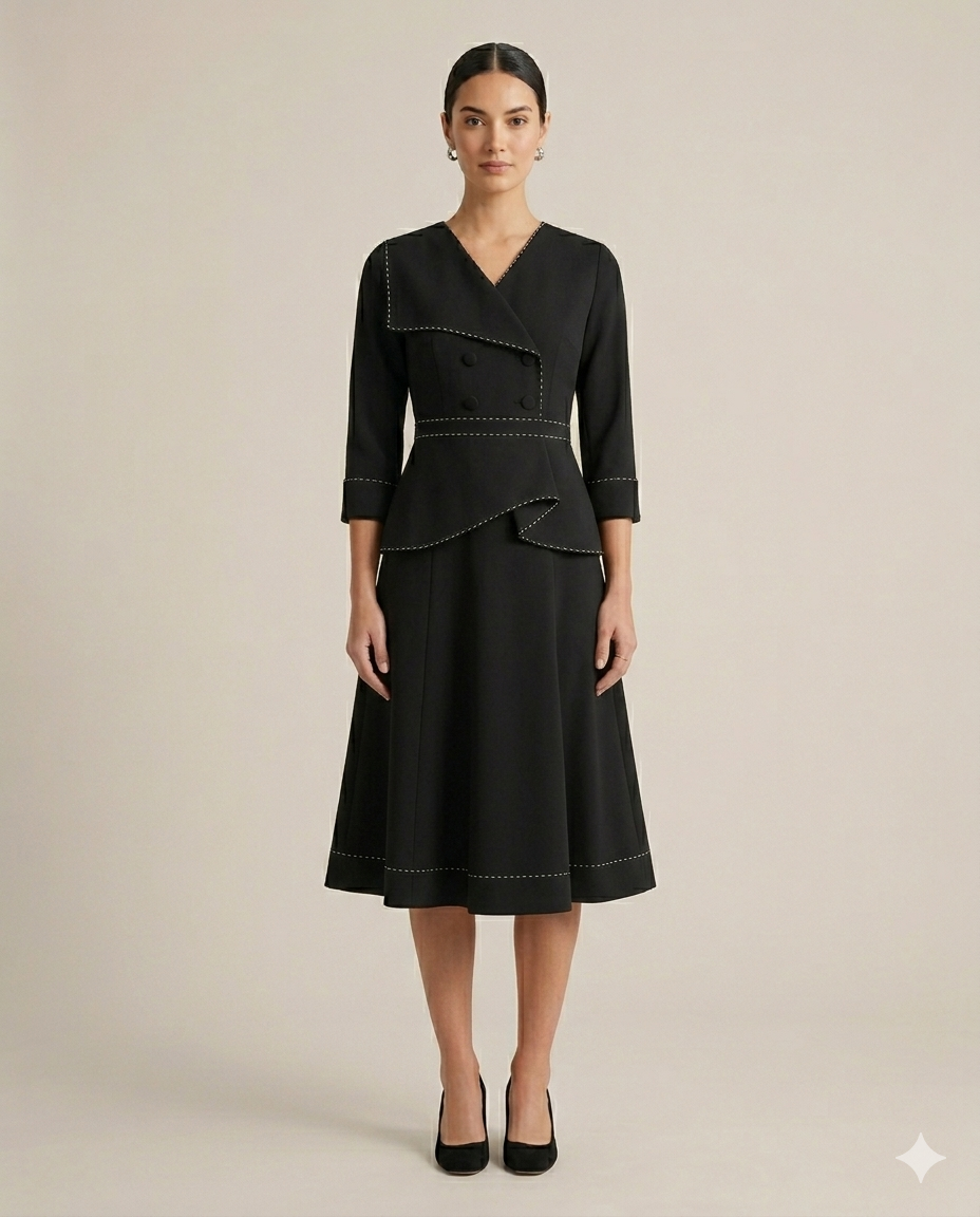 Structured Stitch Flare