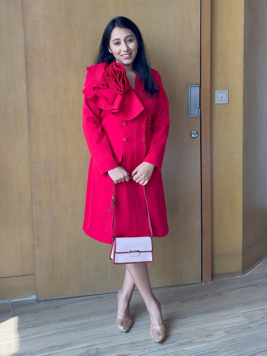 Crimson Rose Dress