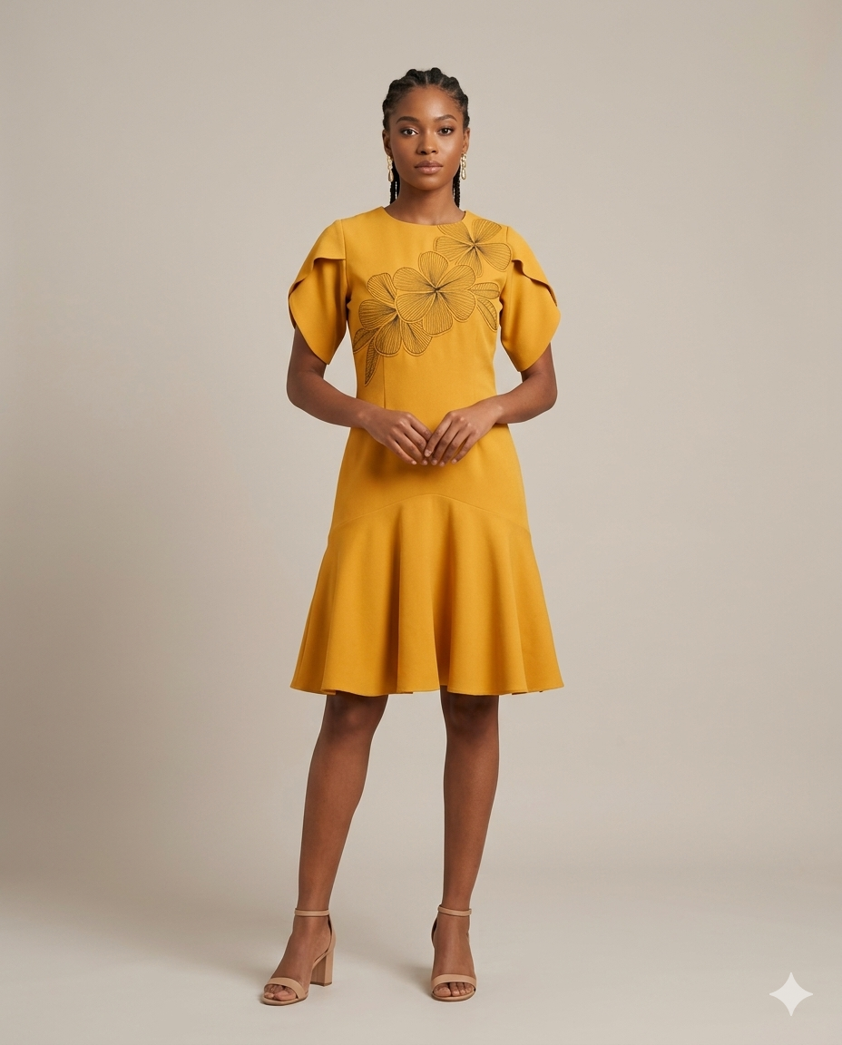 The Marigold Sketch Dress