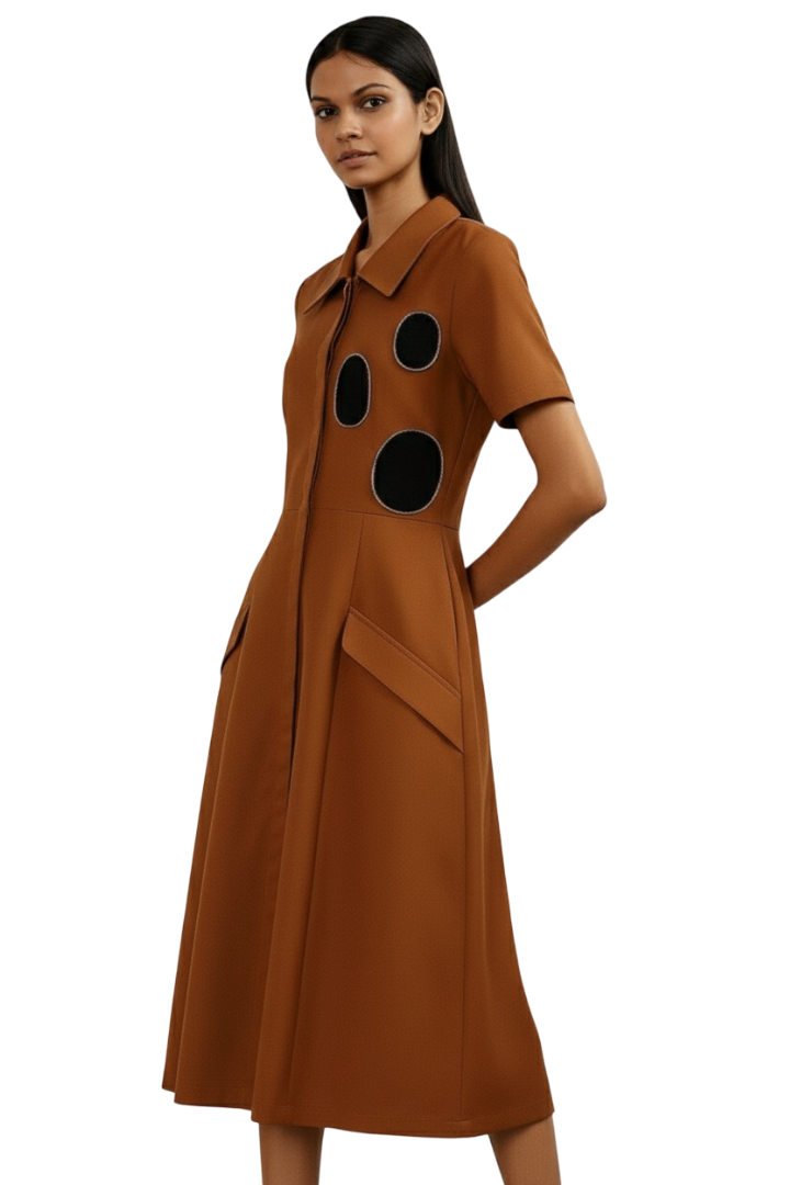 Cinnamon Orbit Dress