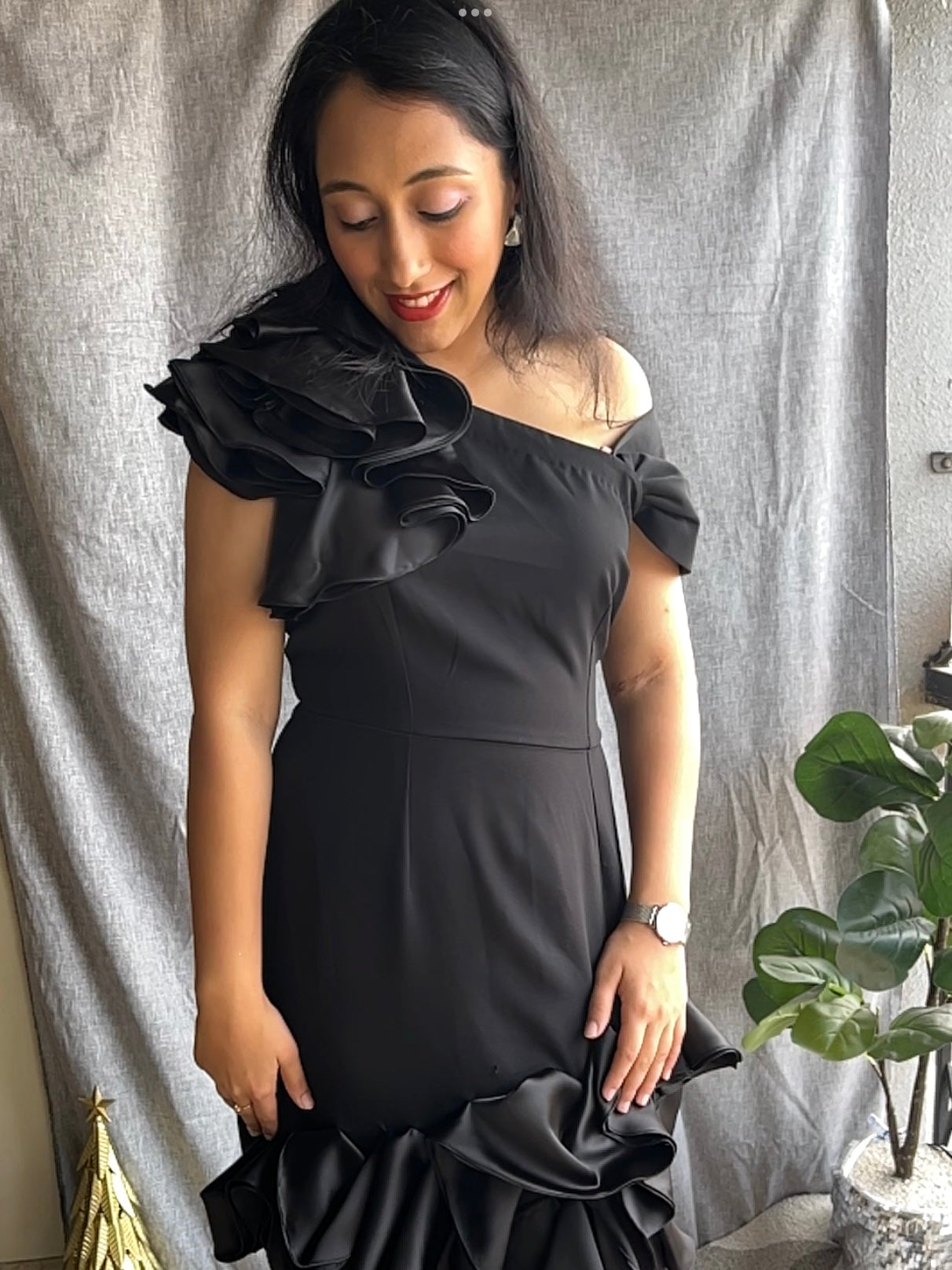 Shadow Swirl Dress