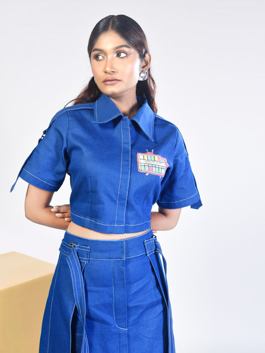 Denim Drip Set