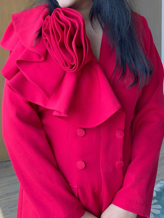 Crimson Rose Dress