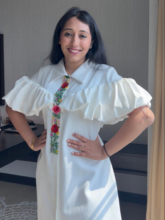 The Cloud Ruffle Midi