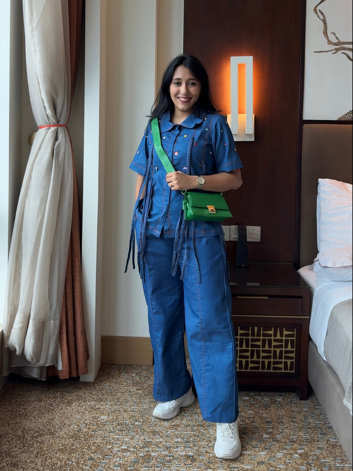 Cosmic Charm Denim Co-ord