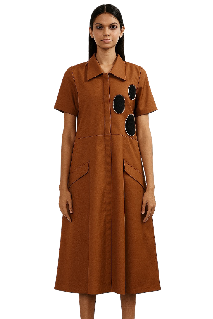 Cinnamon Orbit Dress