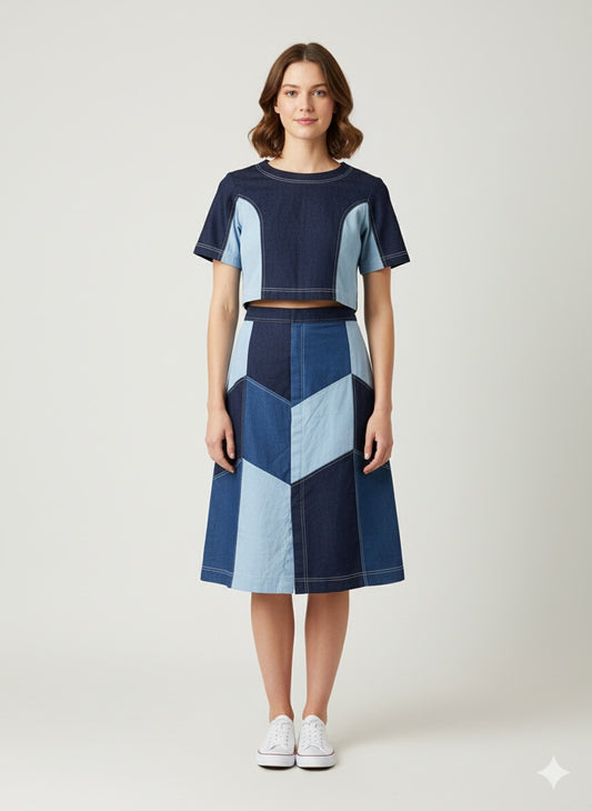 Chevron Mosaic Co-ord Set
