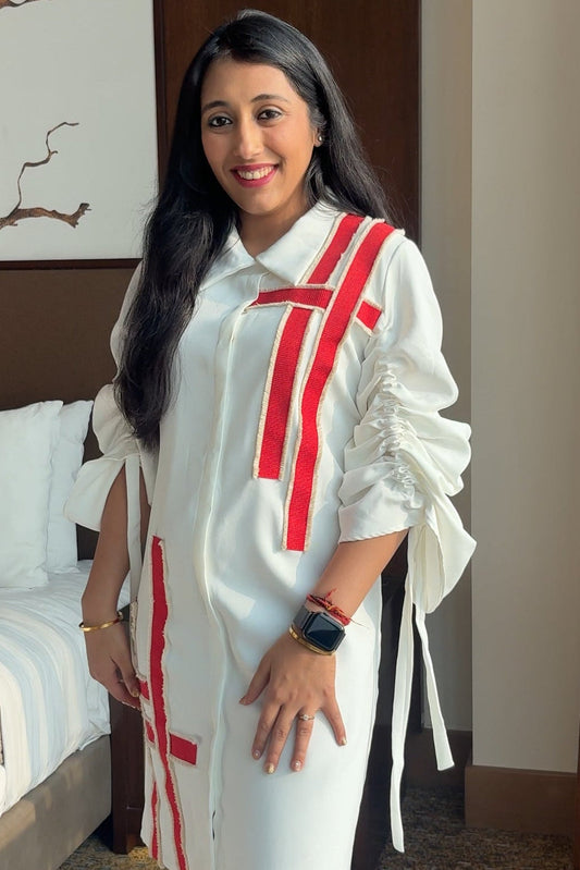 The Ruched Ribbon Tunic