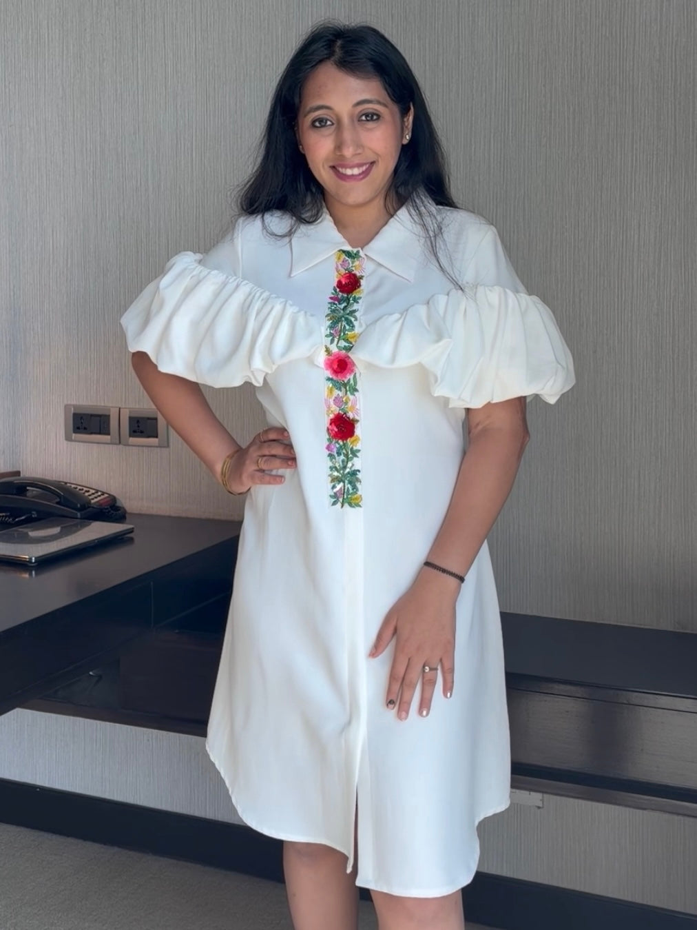 The Cloud Ruffle Midi