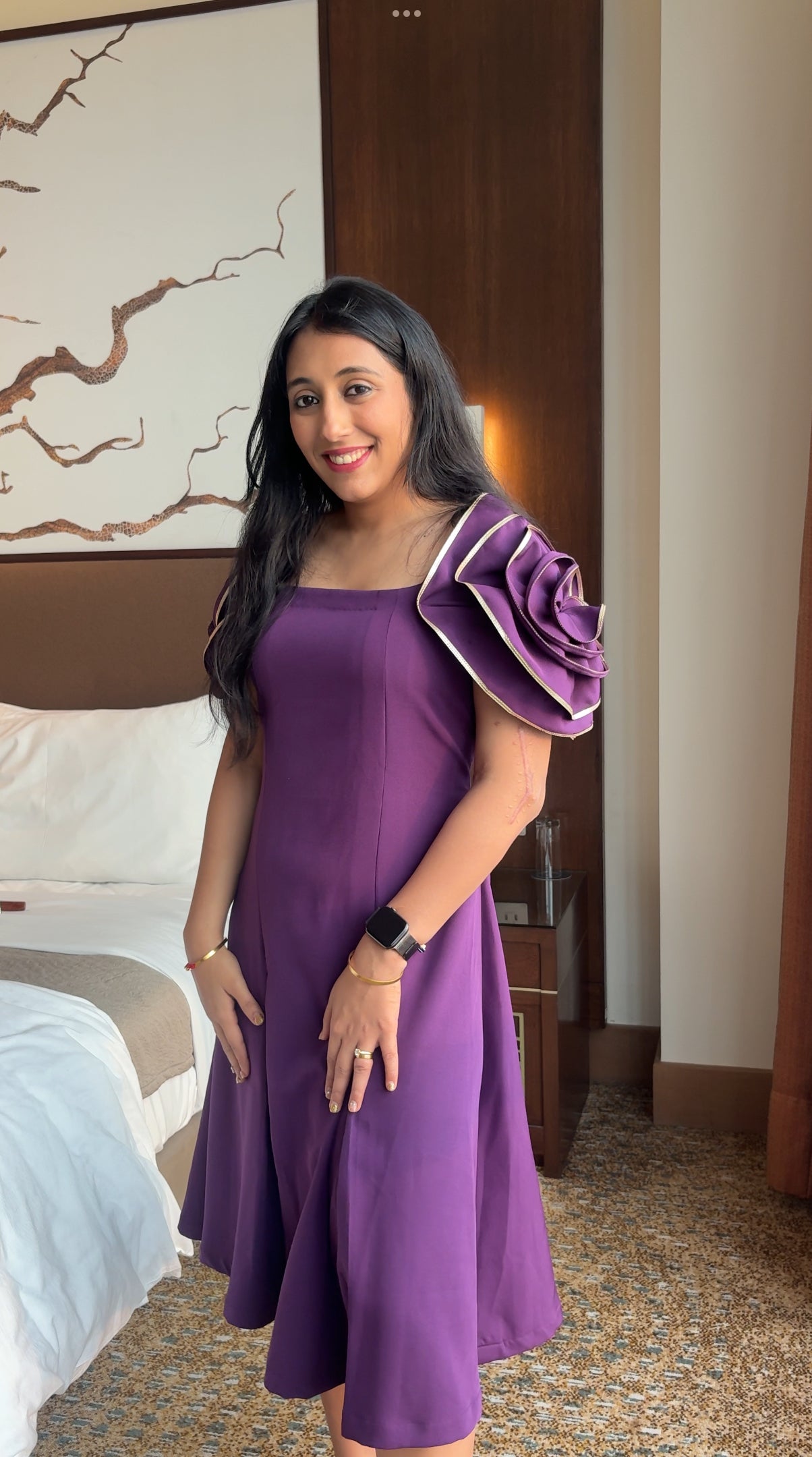 The Violet Bloom Dress