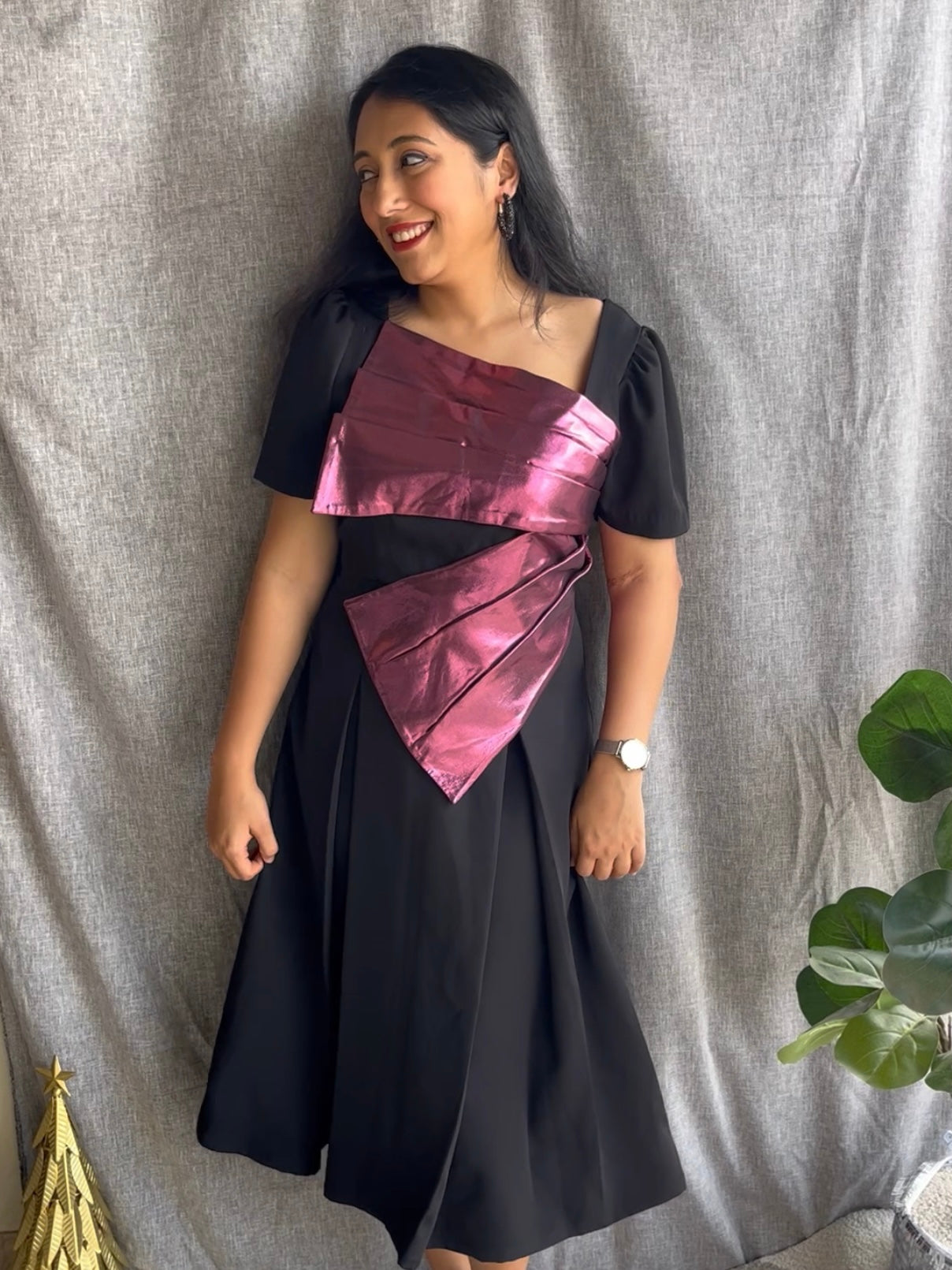 Midnight Rosé Dress