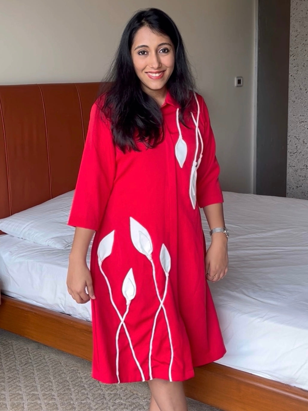 Petal Rouge Dress